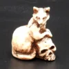 Lovecraftian Netsuke - Cat of Ulthar