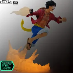 Luffy w/ Flaming Fist Figurine 16 cm