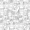 Mangatopia Cupcakes and Kitties: A Cuteness Overload Colouring Book