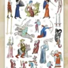 Medieval Mighty Maidens Sticker Set