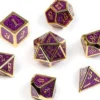 4: Metal Gold Series: Purple Glitter