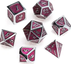 16: Metal Silver Series: Pink