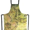 Middle Earth Map Cooking Apron