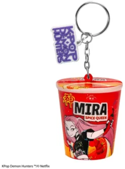 Mira Spice Queen Noodles Squishy Keychain