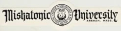 Miskatonic University Car Window Sticker