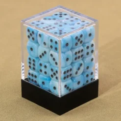 12 mm Blue Silk Dice Block 36 D6
