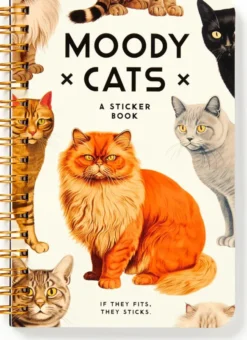 Moody Cats Sticker Book