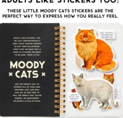 Moody Cats Sticker Book