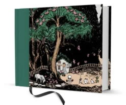 Moomin Canvas Notebook - Trädgård i Skogen