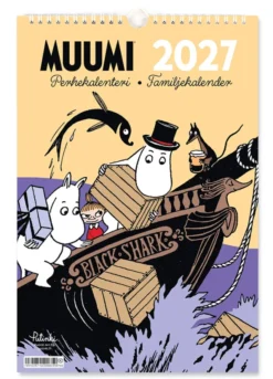 Moomin Family Wall Calendar 2027 (23x34cm)