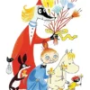 Moomin Postcard - Filifjonkan med påskris