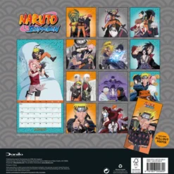 Naruto Shippuden 2027 Official Wall Calendar