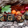 Oknytt's Crest - Set of 7 heliotrope dice