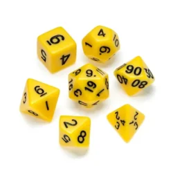 Opaque Series: Yellow - Numbers: Black