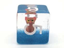 Orange Tabby Cat set of 7 dice