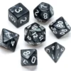 Pearl Series: Black - Numbers: White