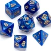 Pearl Series: Blue - Numbers: Gold