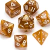Pearl Series: Gold - Numbers: White
