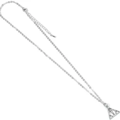 Pendant & Necklace Deathly Hallows (silver plated)