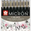 Pigma Micron Wallet 9 Fineliner Colors