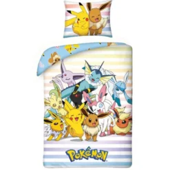 Pikachu, Eevee & Friends Duvet Set: Duvet & Pillow Case