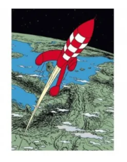 Plastmapp - Raketen lyfter från jorden