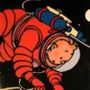 Plastmapp - 63 Tintin på rymdpromenad