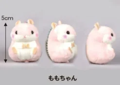 Plush Keychain: Coroham Coron Momo-chan