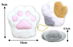 Plush Mini Hanger: Calico Paw