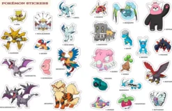 Pokémon Alola Region Sticker Book