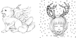 Pop Manga Beauties and Beasties Coloring Book