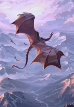 Poster -Flying Dragon 50 x 70cm