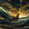 Print A4 - Lost at sea