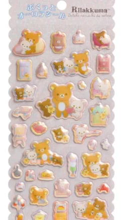 Puffy Stickers: Lazy Days Pink