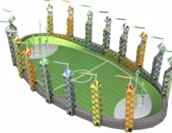 Quidditch Pitch Metal Model Kit