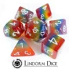 Rays of Pride - Glitter Rainbowset of 7 dice