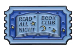 Read All Night Book Club Pin