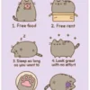 Reasons To Be A Cat Postcard Print A6