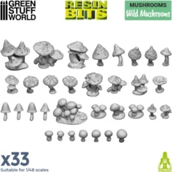 Resin Wild Mushrooms