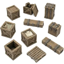 Resin Wooden Crates