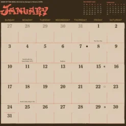 Ricardo Diseño Classic Horror Movies 2027 Wall Calendar