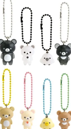 Rilakkuma Monochrome Keychain