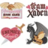 Romantasy Book Club Vinyl Stickers - Set of 4