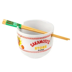 Sakamoto's Store Ramen Bowl w/ Chopsticks