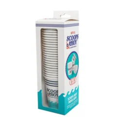Scoops Ahoy Paper Cup Set - 24 pcs