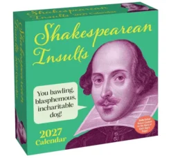 Shakespearean Insults 2027 Day-to-Day Calendar