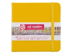 Sketchbook Golden Yellow 12 x 12 cm