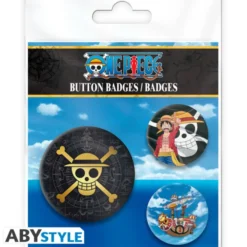 Skull & Luffy Badge Pack