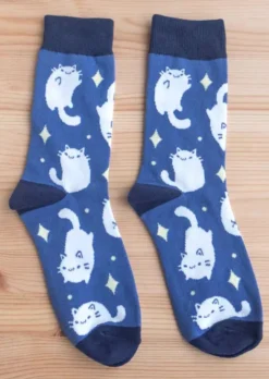 Socks - Starry Cats Size 38-43