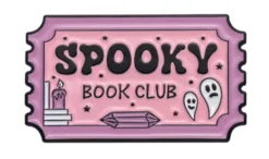 Spooky Book Club Pin